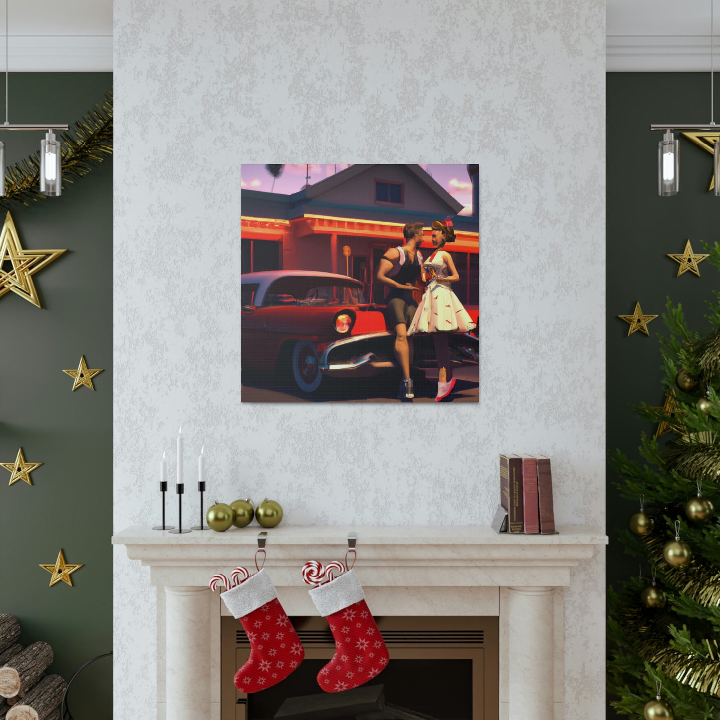 Bobby 'The Rocker' Boogie or Priscilla 'The Rebel' Rocker - Canvas