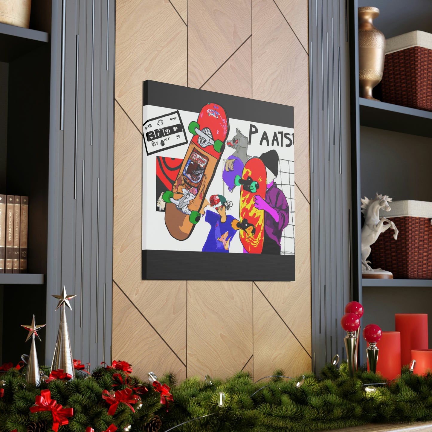 Skateboard 'Past' - Canvas