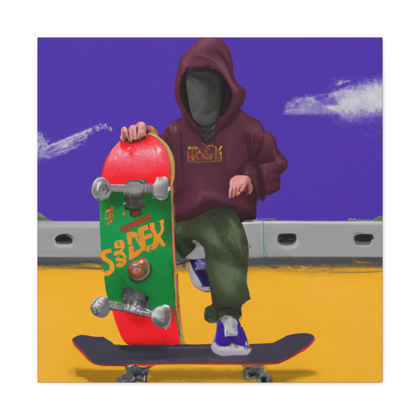 Skeet-Gangsta - Canvas