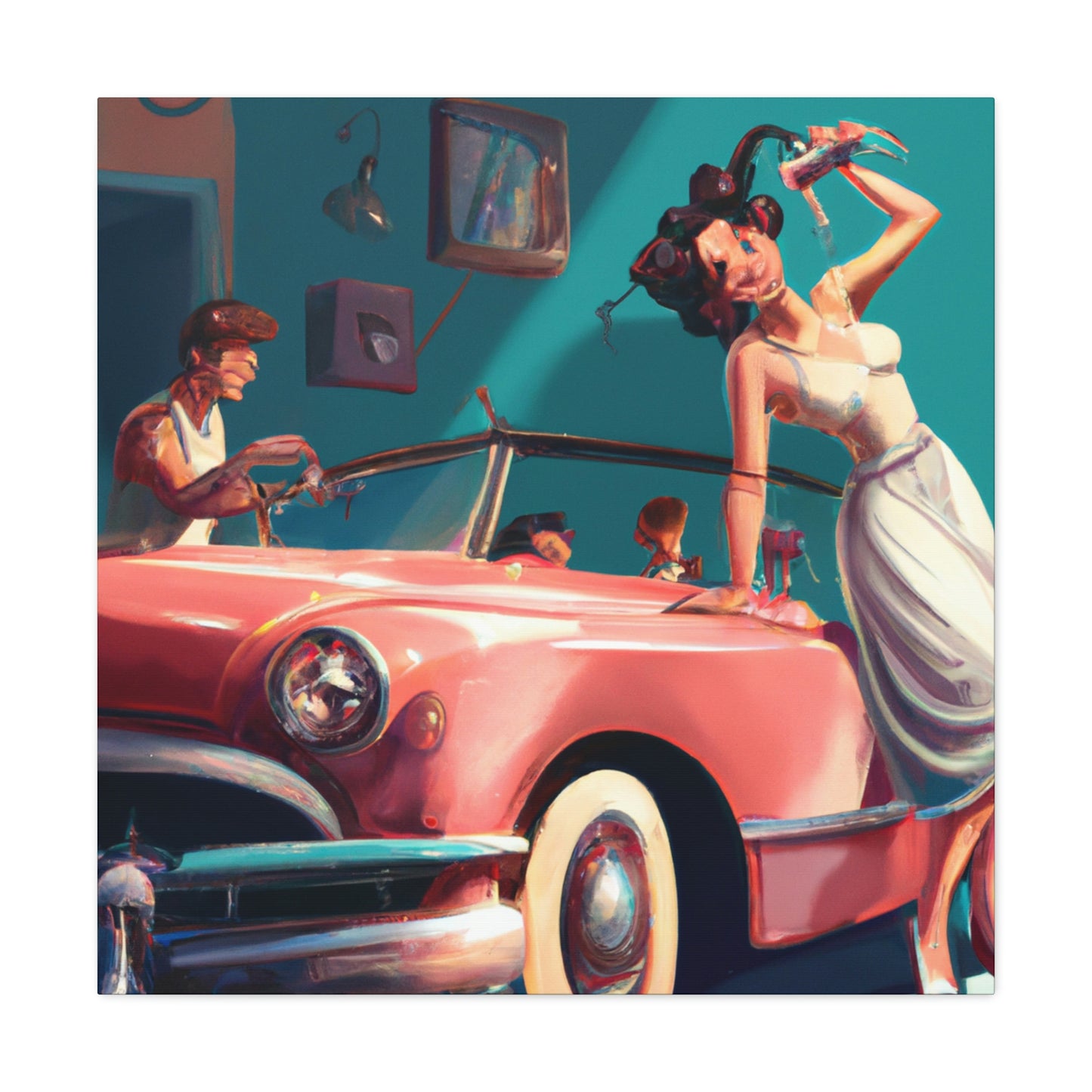 Jazzy Johnny or Tiger Tami - Canvas