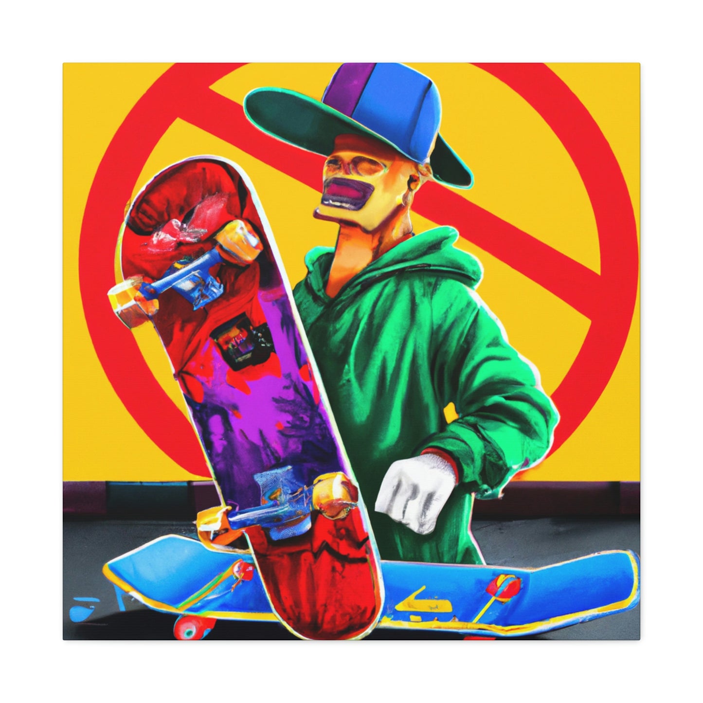 Shankboard Skanksta - Canvas