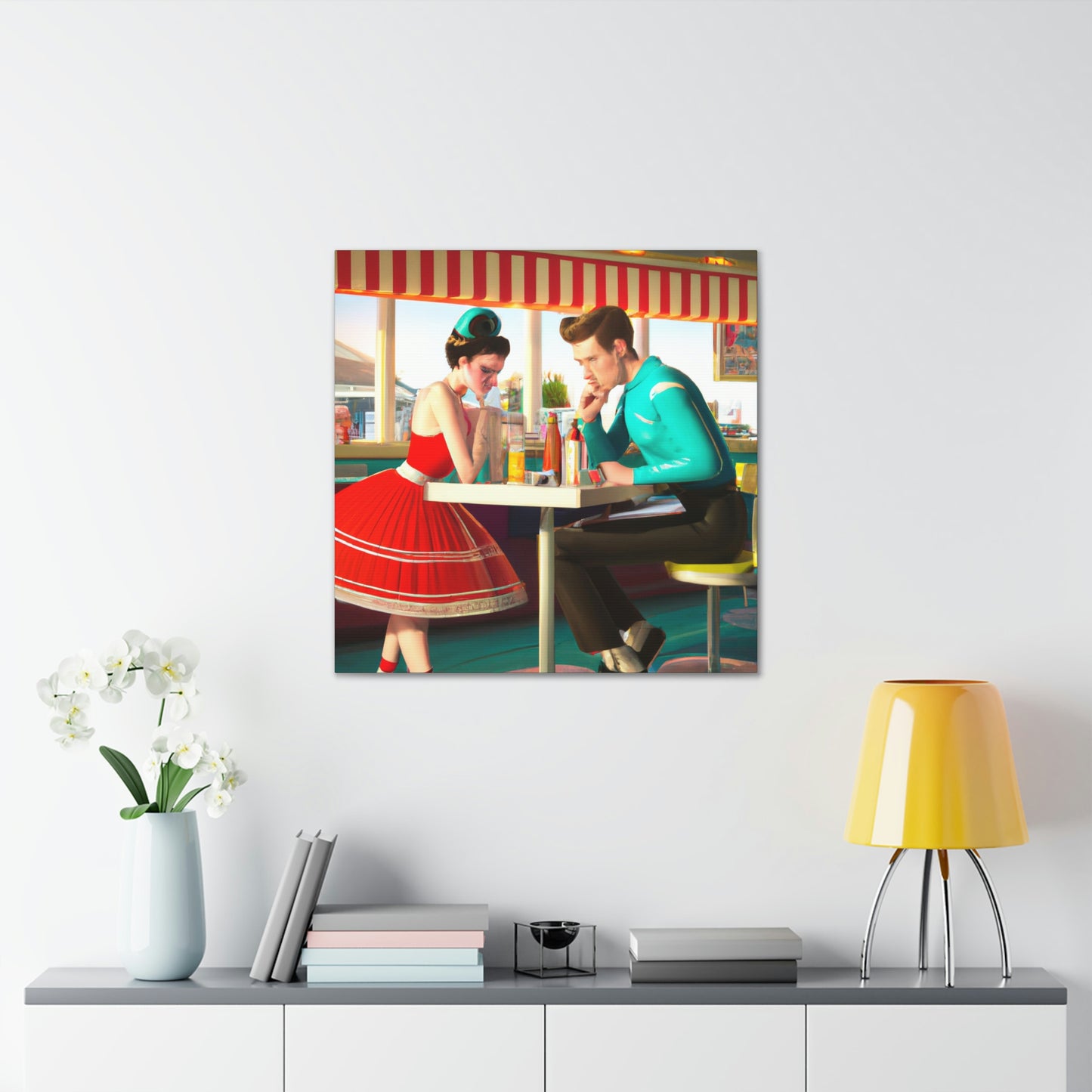 Sandy Boppin' - Canvas