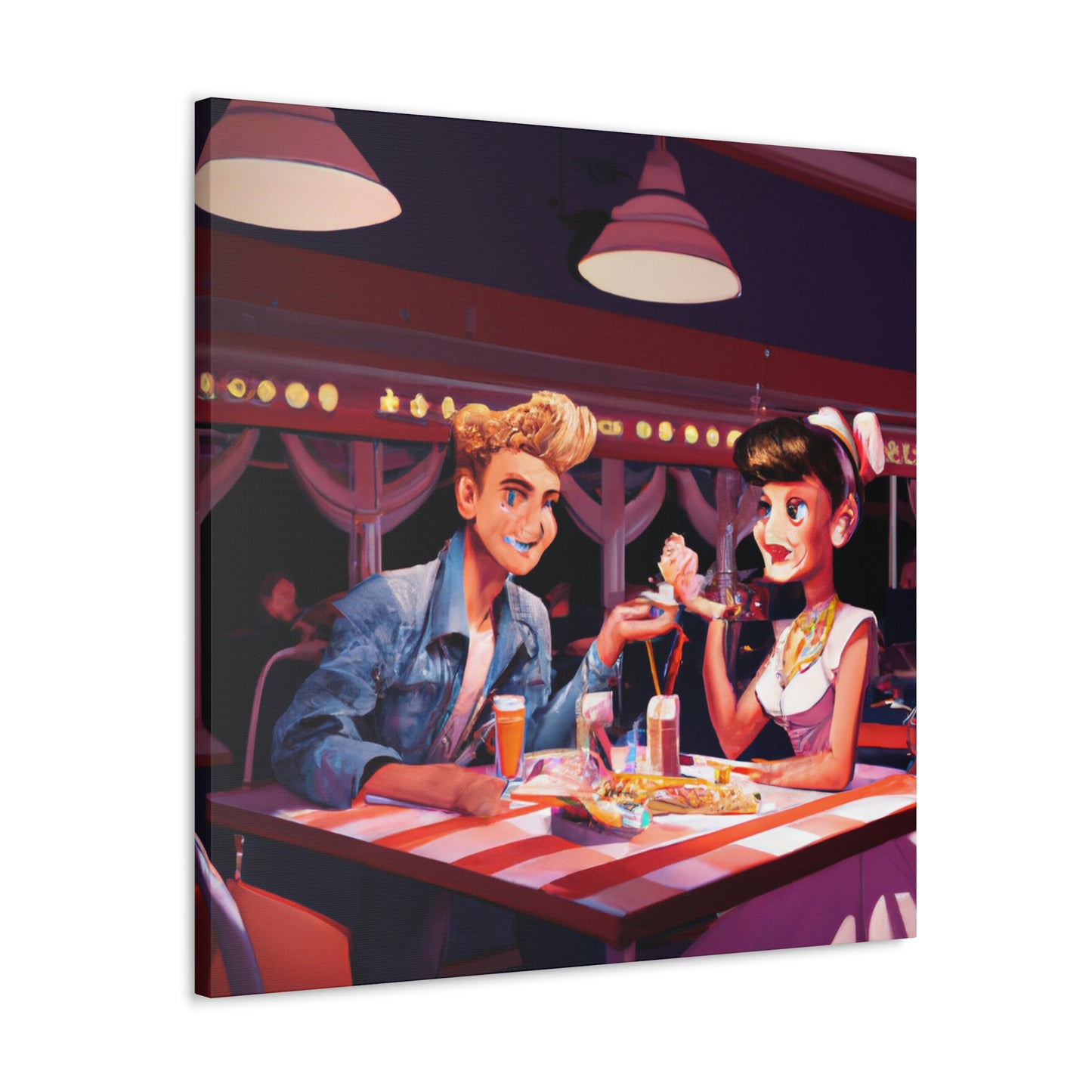 Sandy Rockabilly - Canvas
