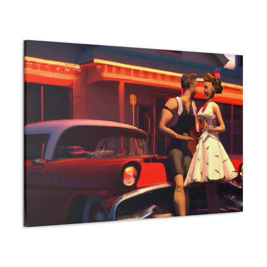 Bobby 'The Rocker' Boogie or Priscilla 'The Rebel' Rocker - Canvas