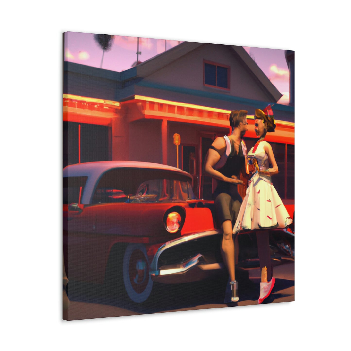 Bobby 'The Rocker' Boogie or Priscilla 'The Rebel' Rocker - Canvas