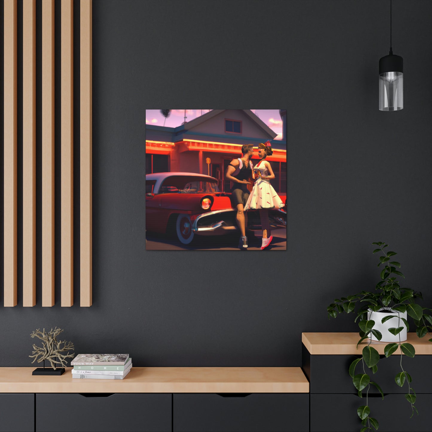 Bobby 'The Rocker' Boogie or Priscilla 'The Rebel' Rocker - Canvas