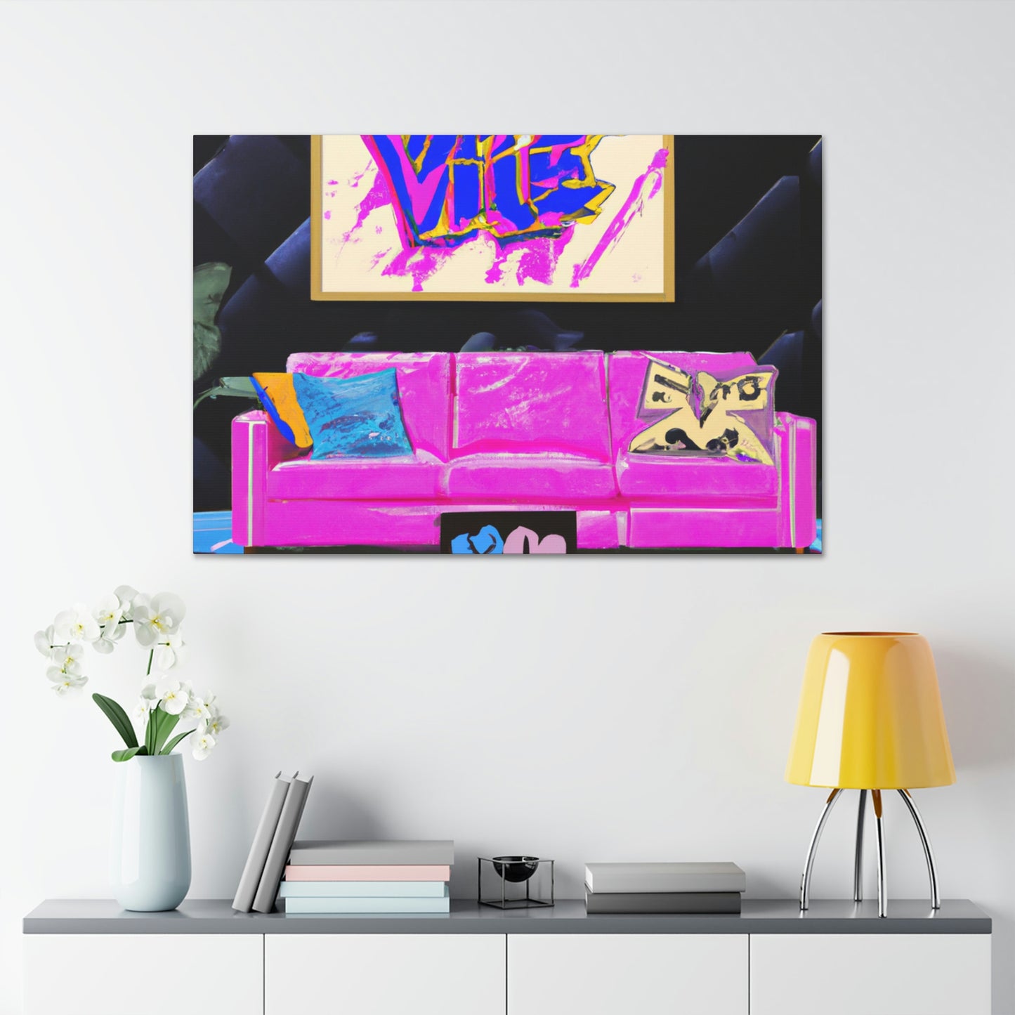Arctic Neon. - Canvas