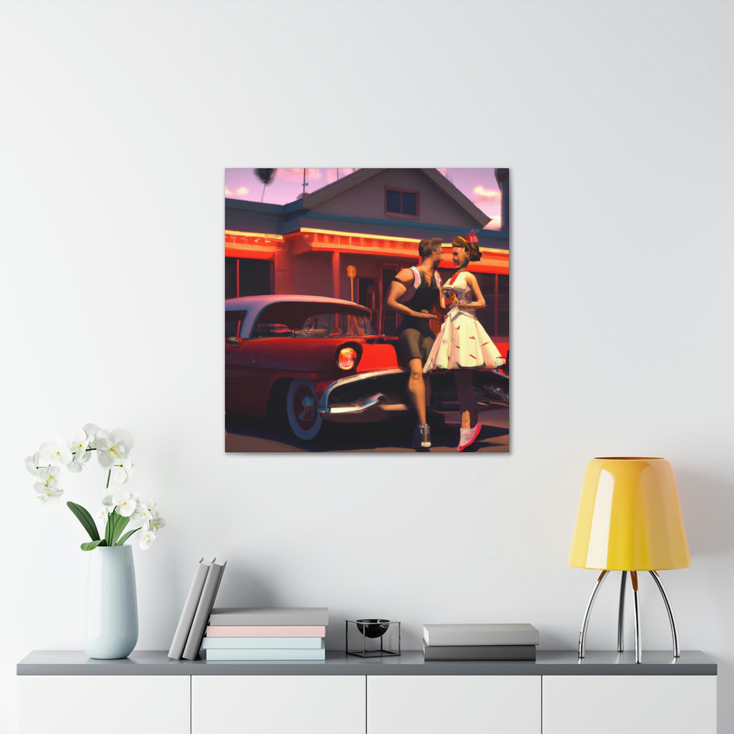 Bobby 'The Rocker' Boogie or Priscilla 'The Rebel' Rocker - Canvas