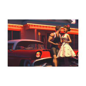 Bobby 'The Rocker' Boogie or Priscilla 'The Rebel' Rocker - Canvas