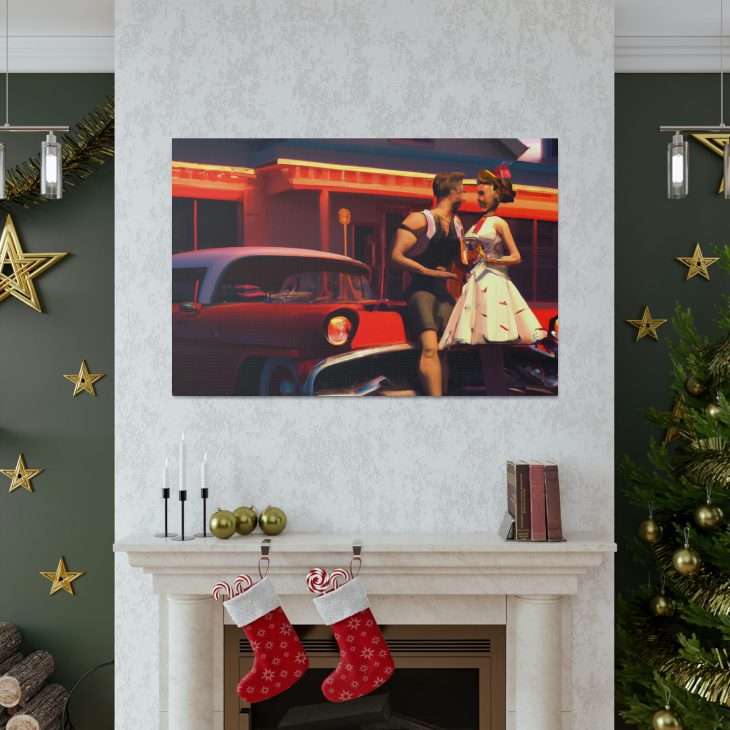 Bobby 'The Rocker' Boogie or Priscilla 'The Rebel' Rocker - Canvas