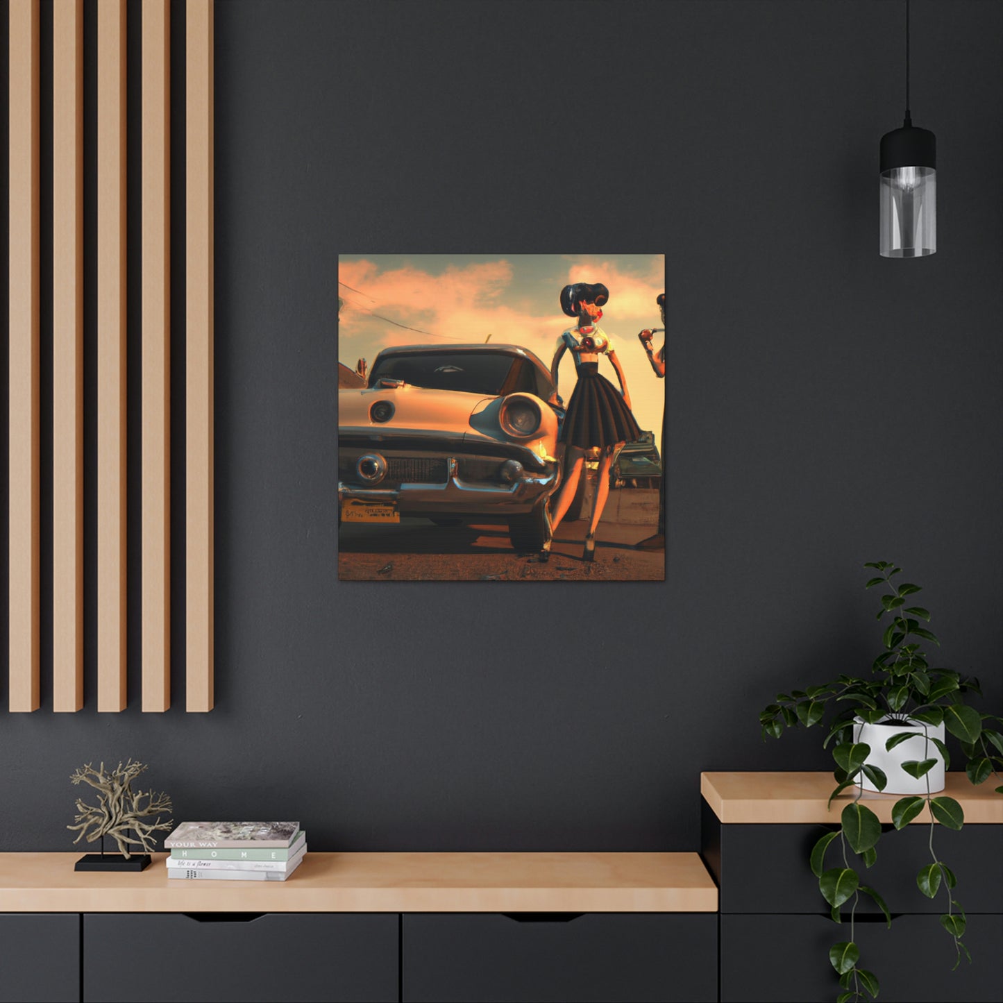 Rockin' Ray or Rockabilly Rita - Canvas