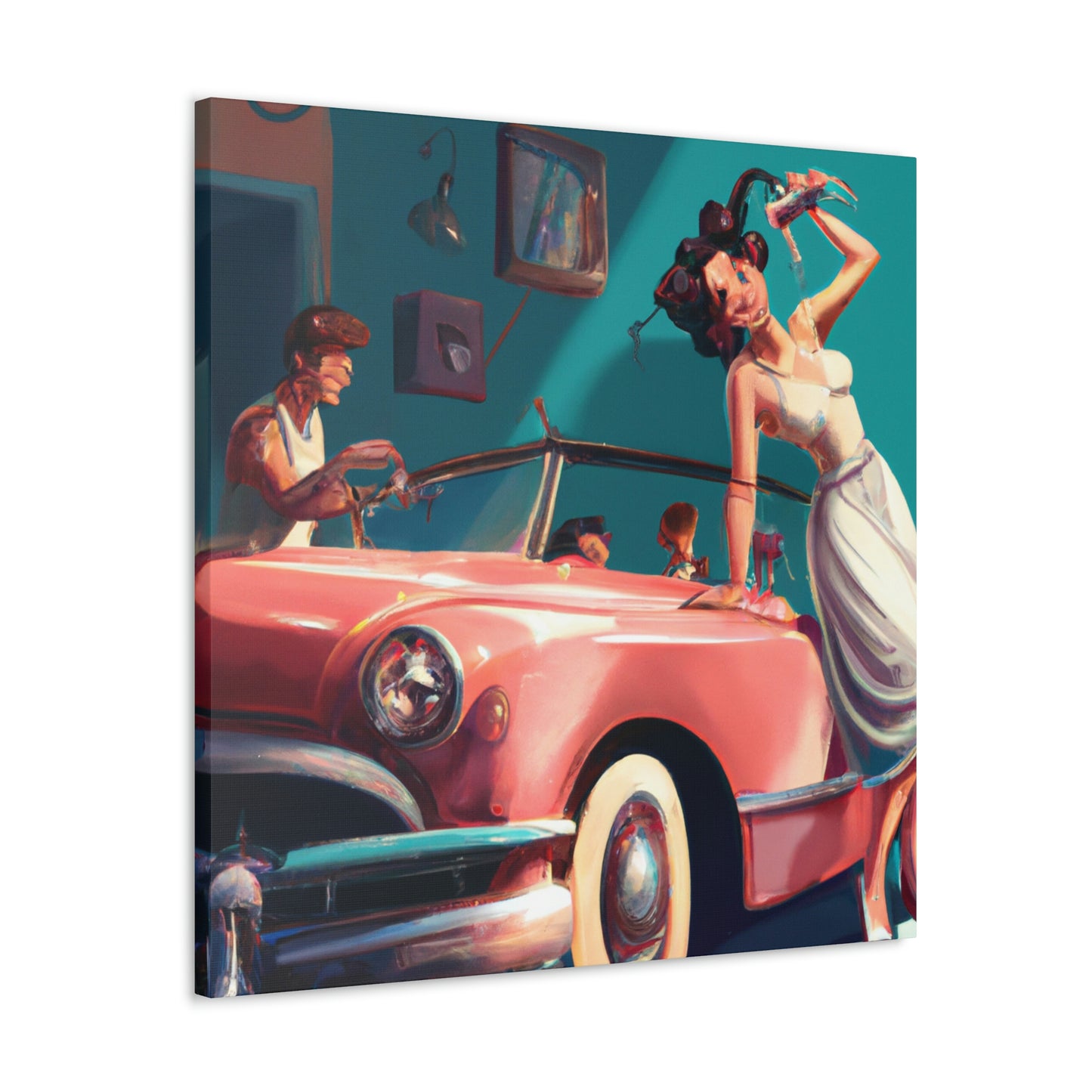 Jazzy Johnny or Tiger Tami - Canvas