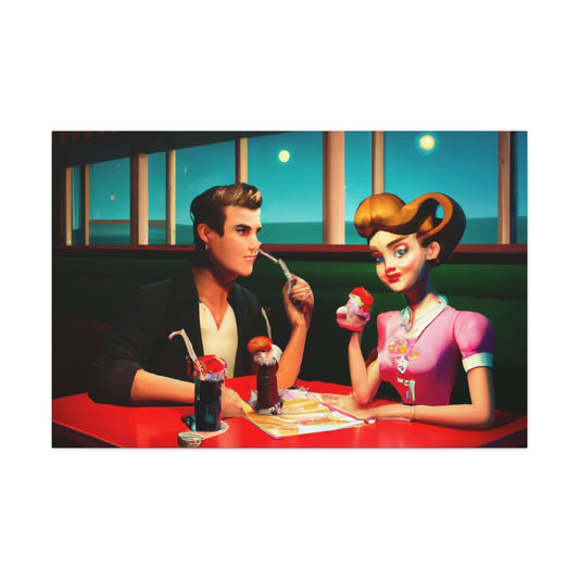 Rockin' Ricky Rebel - Canvas