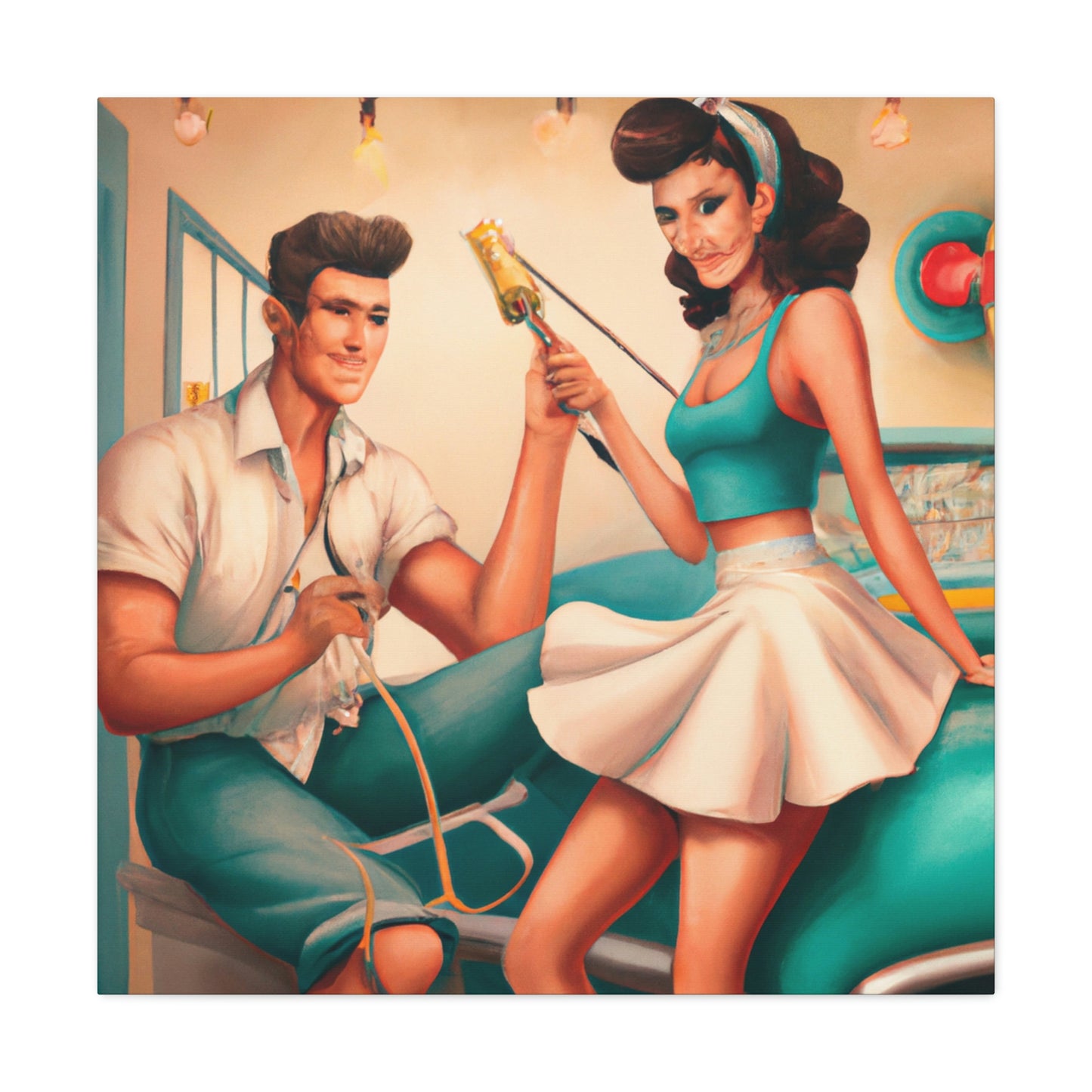 Rockin' Rebeka - Canvas