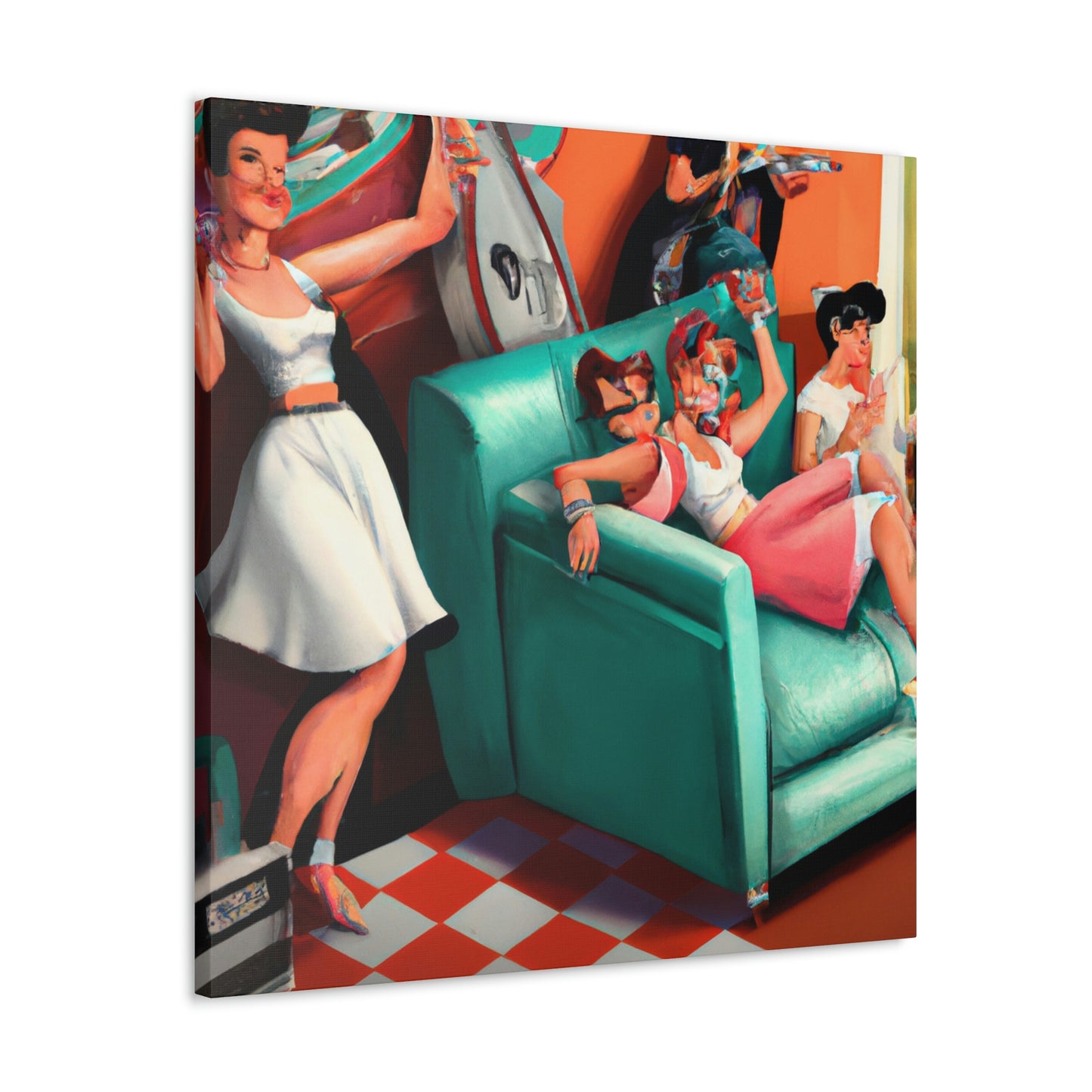 Rockabilly Ruby - Canvas