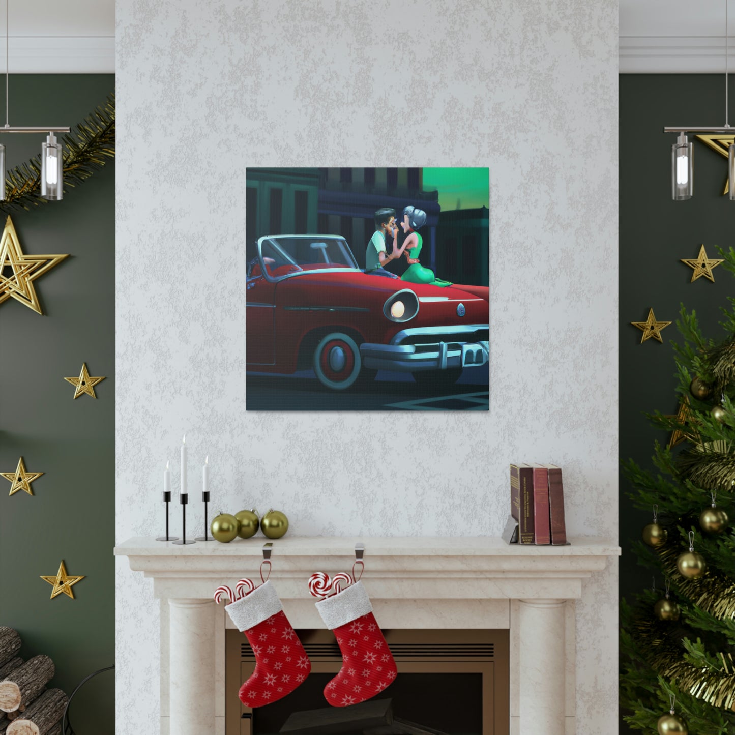 Johnny Rockabilly or Mary-Jo Rockabilly - Canvas