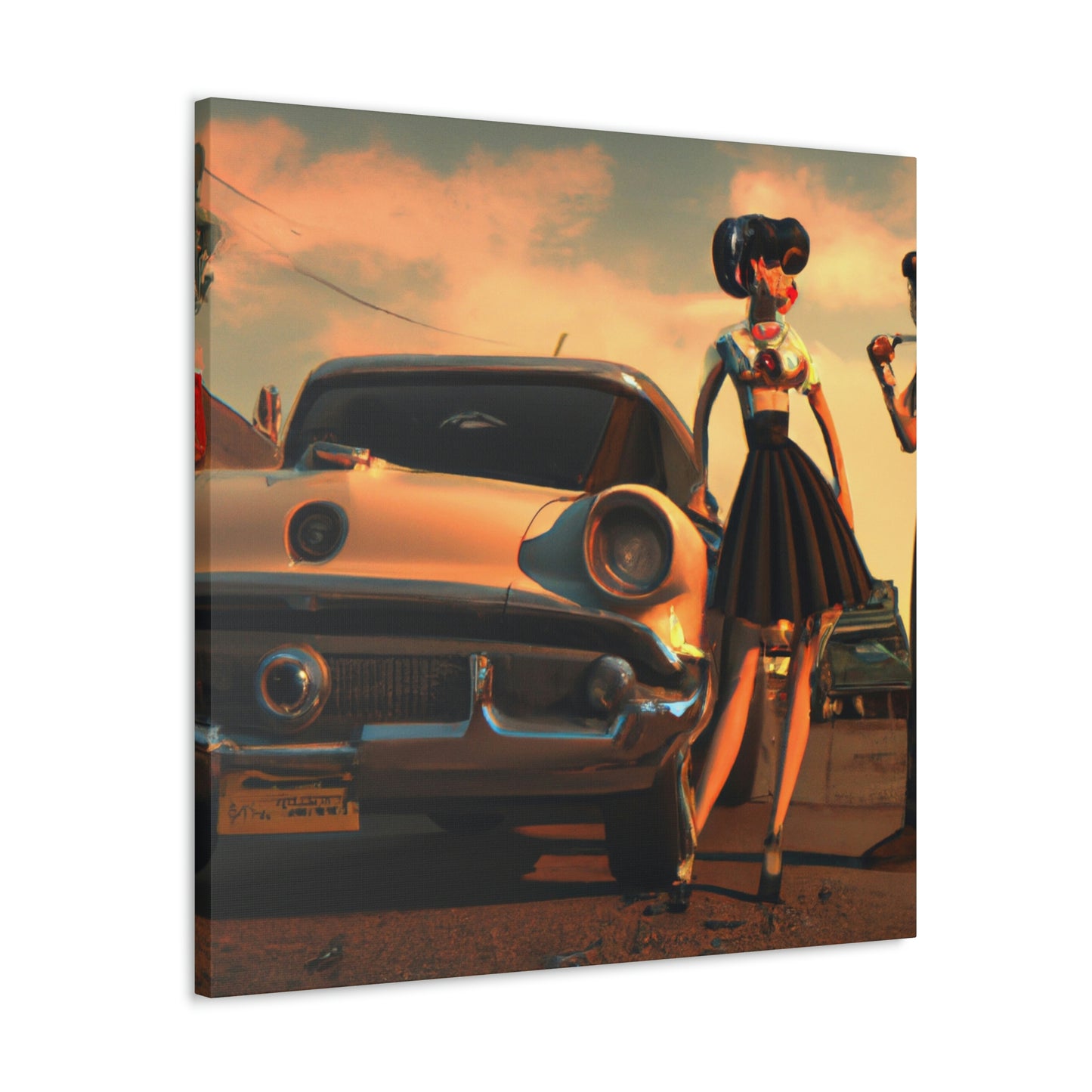 Rockin' Ray or Rockabilly Rita - Canvas