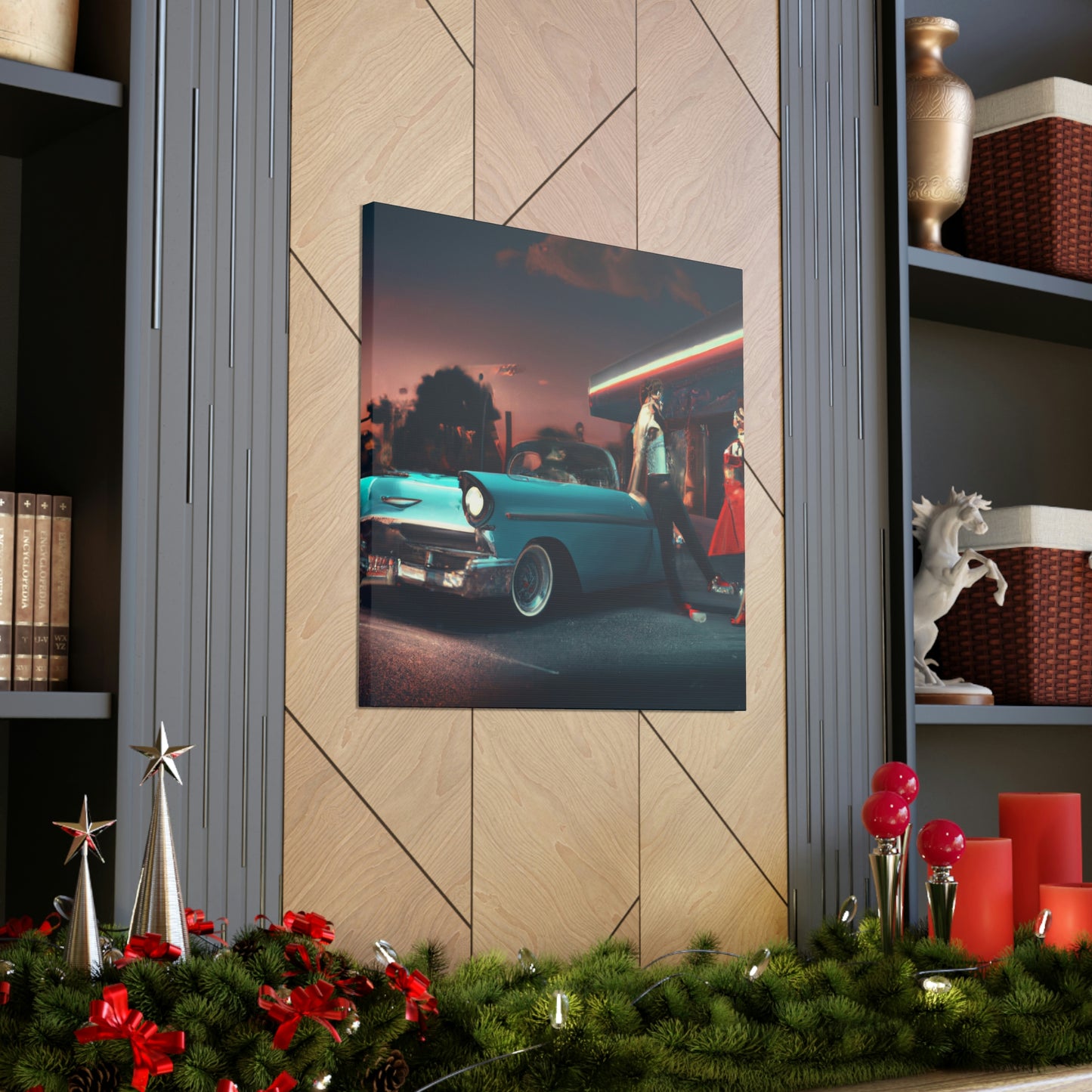 Rockin' Sammy, Boppin' Betty, Swivelin' Sally, Tappin' Tony - Canvas