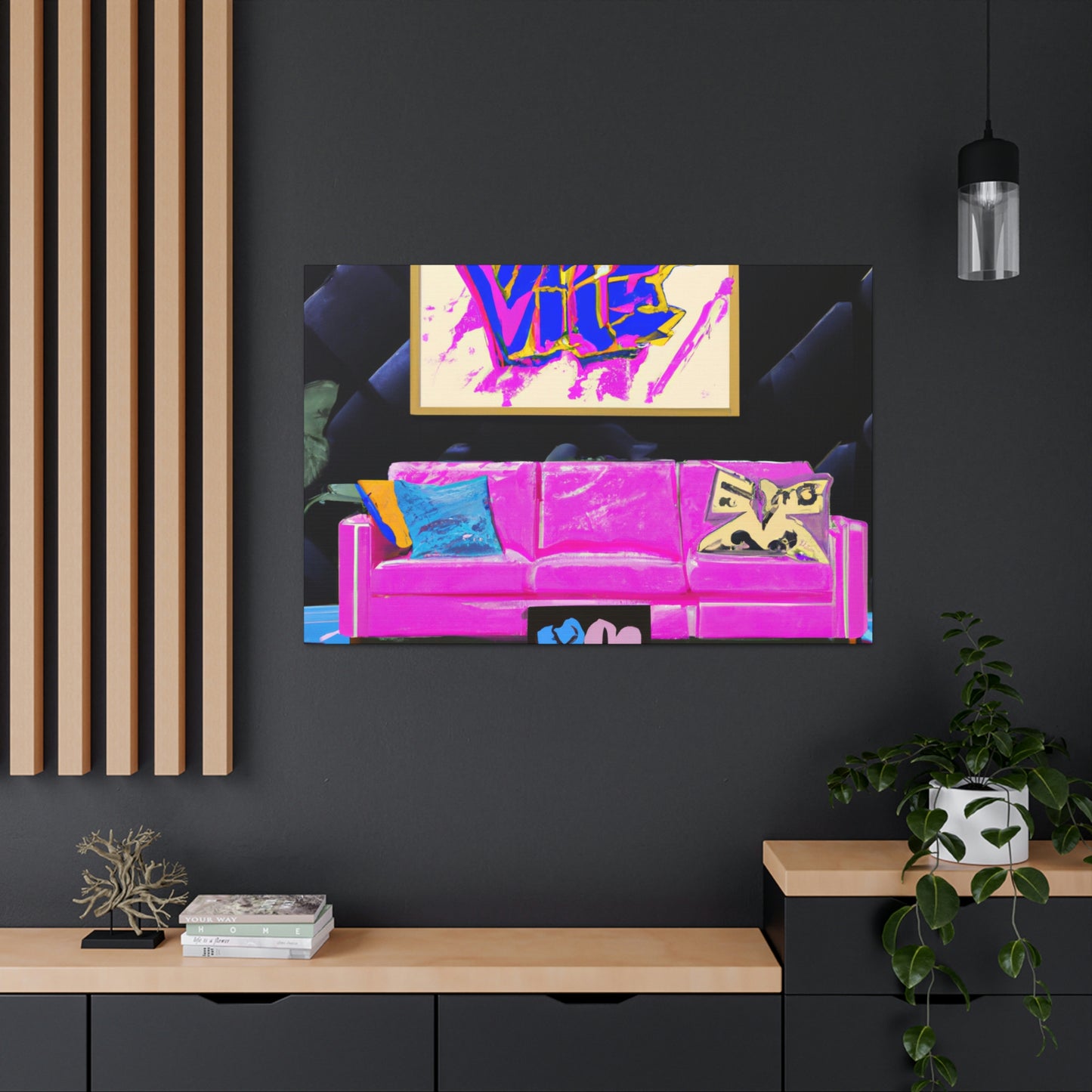 Arctic Neon. - Canvas