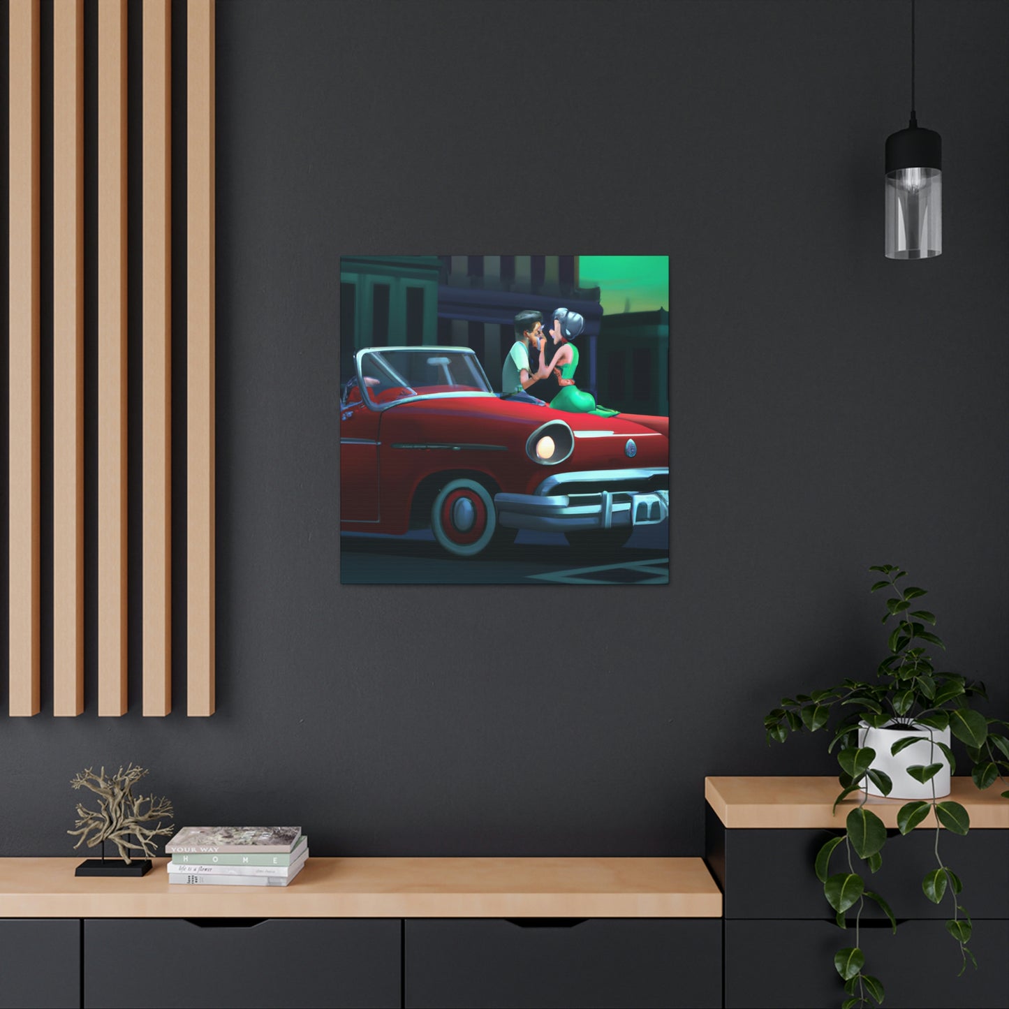 Johnny Rockabilly or Mary-Jo Rockabilly - Canvas