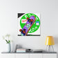 Blazin' Boarder. - Canvas