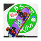 Blazin' Boarder. - Canvas