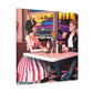 Rockabilly Rose - Canvas