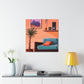 Radiant Neon Destiny - Canvas