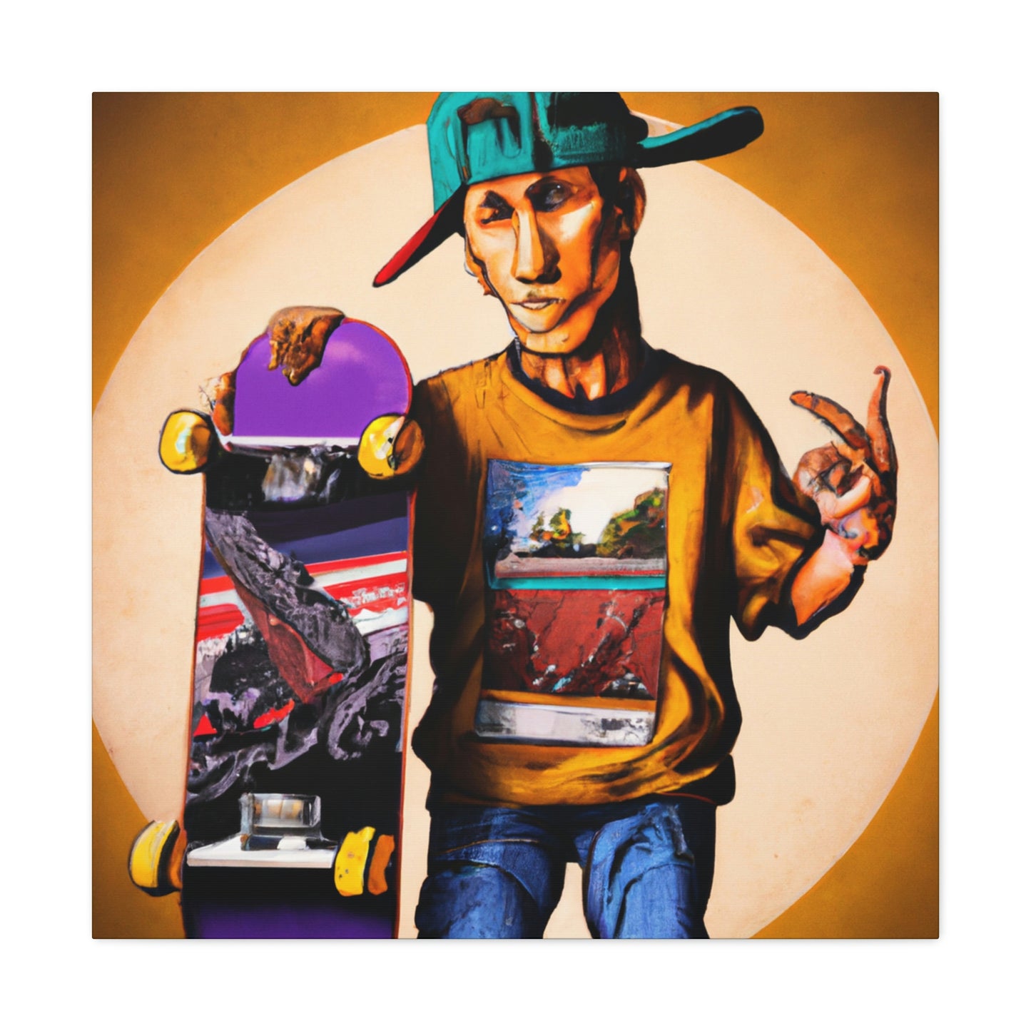 Sabbatic Skater - Canvas