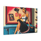 Johnny or June Rockabilly - Canvas