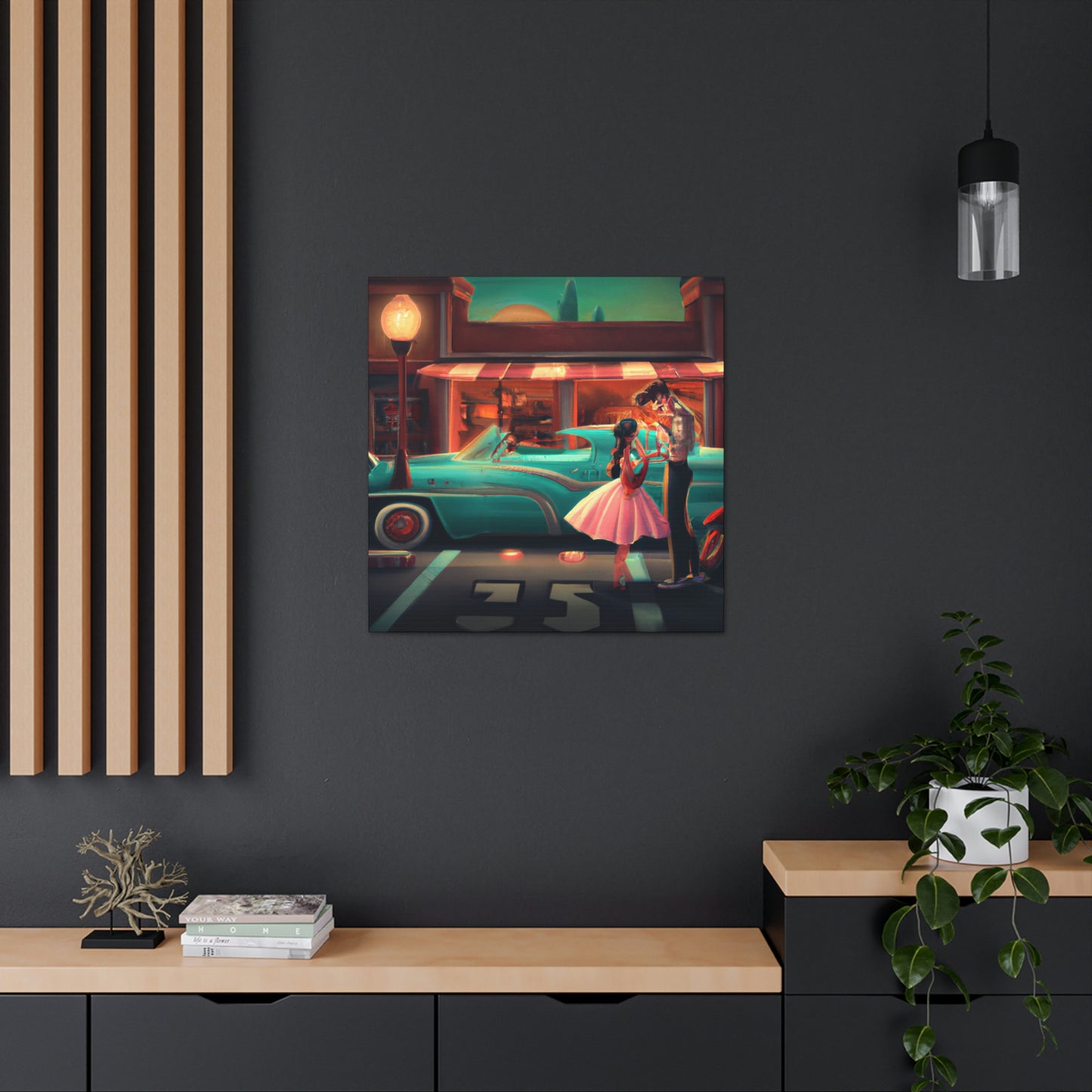 Rocky Rollin' - Canvas