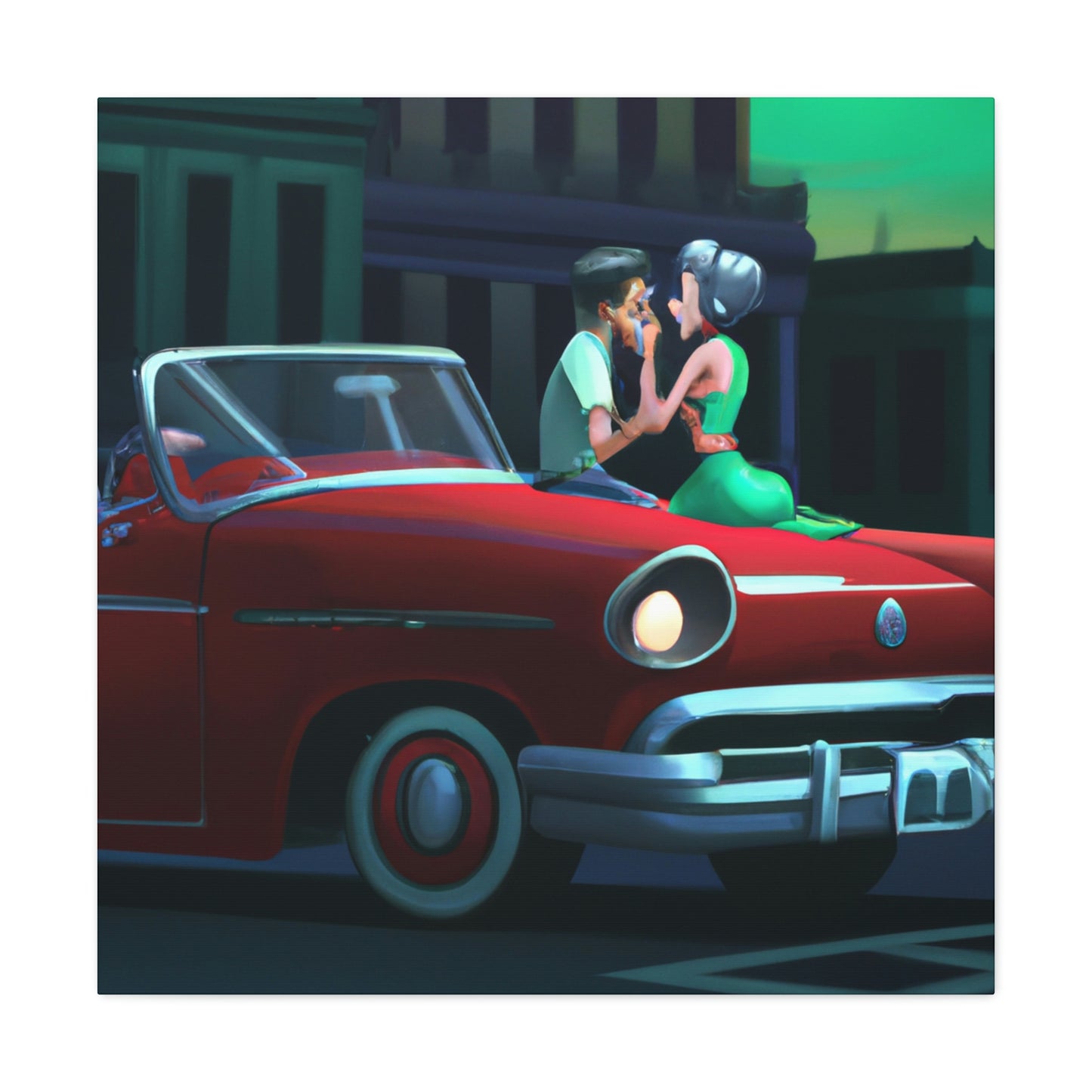 Johnny Rockabilly or Mary-Jo Rockabilly - Canvas