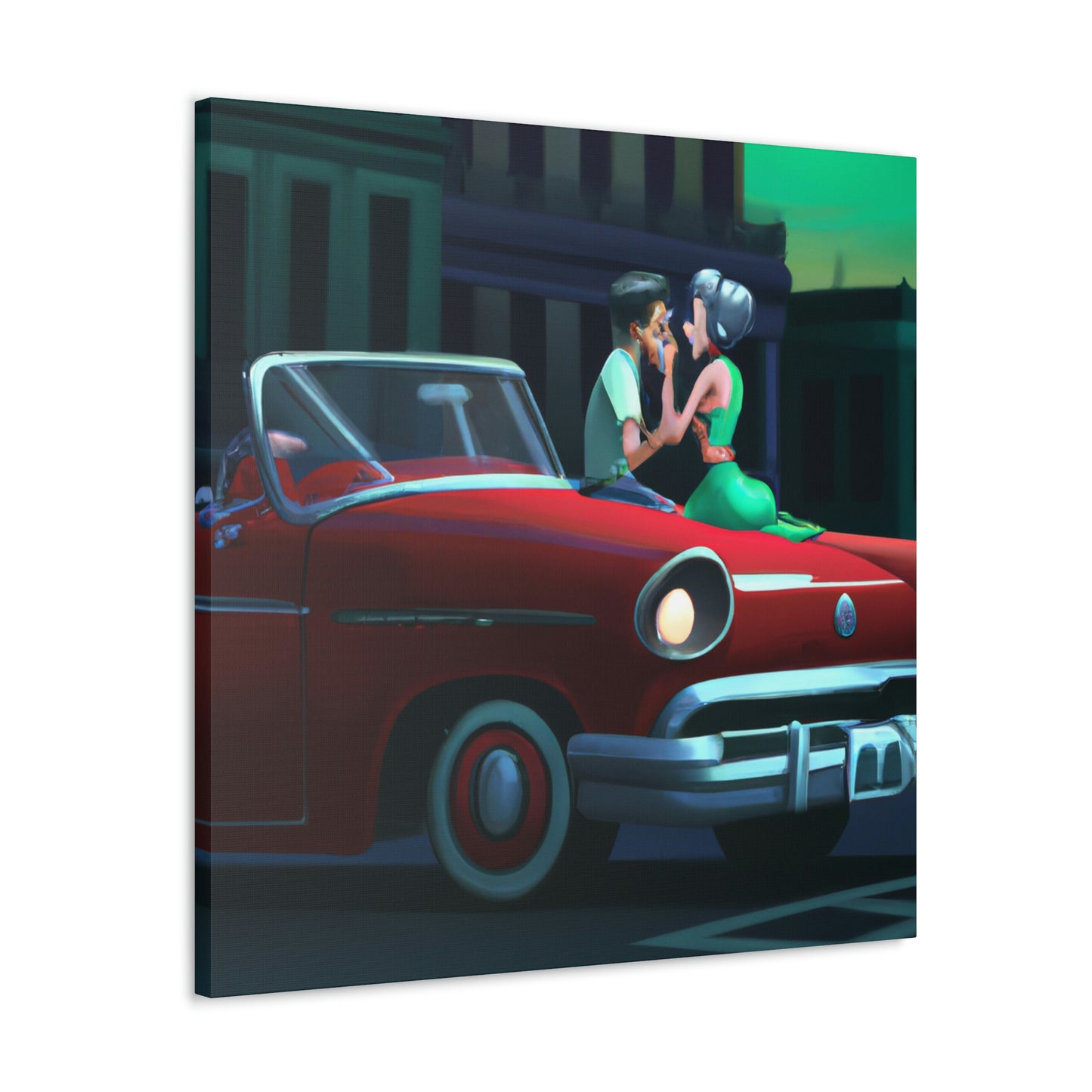 Johnny Rockabilly or Mary-Jo Rockabilly - Canvas