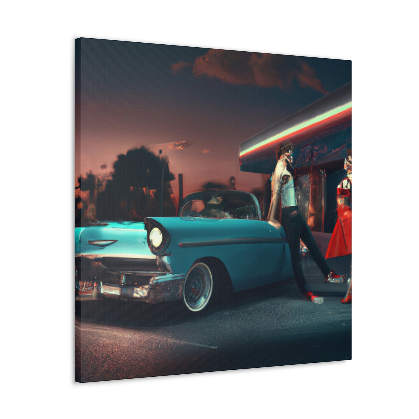 Rockin' Sammy, Boppin' Betty, Swivelin' Sally, Tappin' Tony - Canvas
