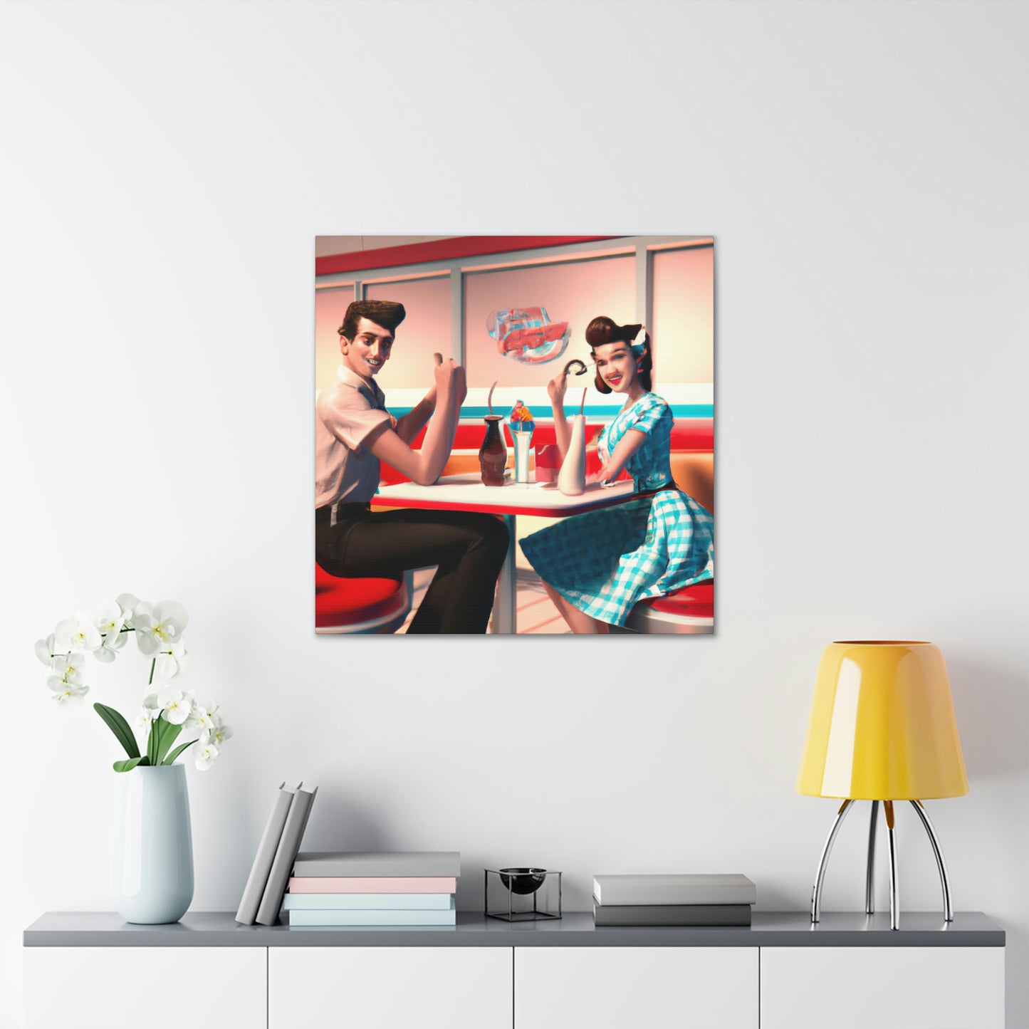 Rockin' Ronnie or Rollin' Reba! - Canvas