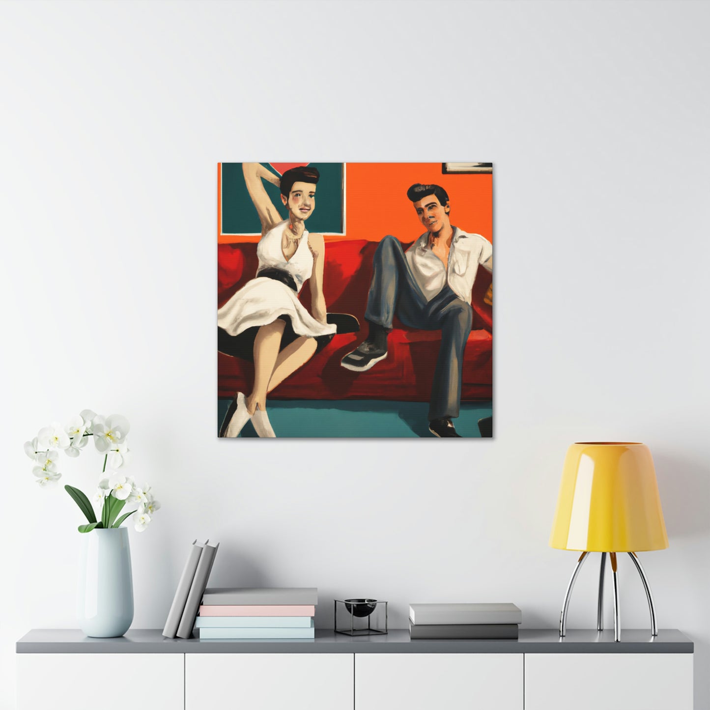 Rockin' Sammy or Rockabilly Patsy. - Canvas