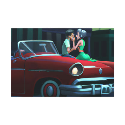 Johnny Rockabilly or Mary-Jo Rockabilly - Canvas