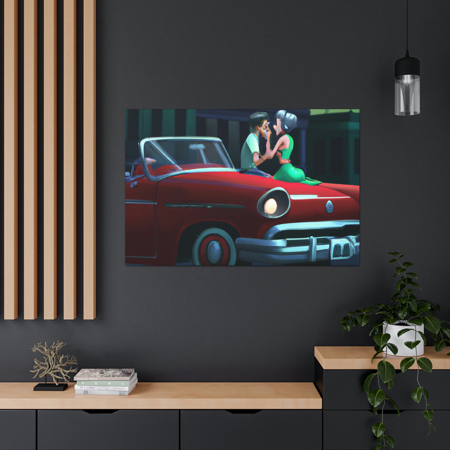 Johnny Rockabilly or Mary-Jo Rockabilly - Canvas
