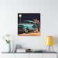 Fuzzy Rockin'rollie - Canvas