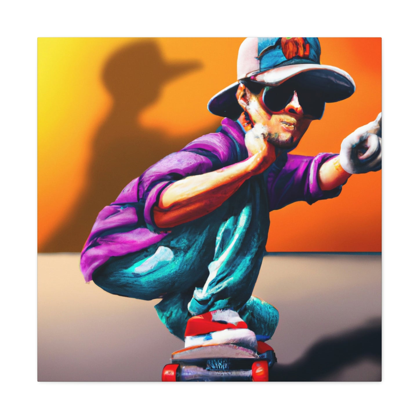 Lil' SkateGangsta - Canvas