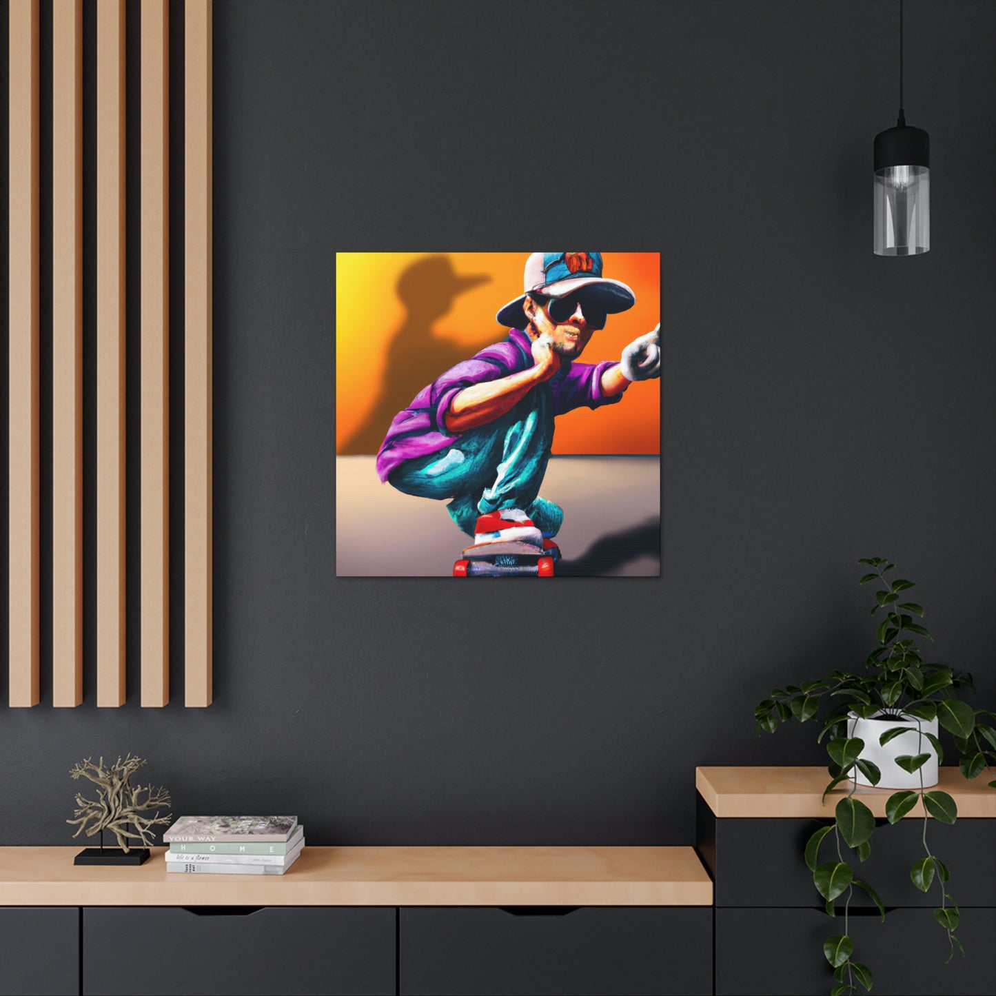 Lil' SkateGangsta - Canvas