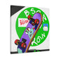 Blazin' Boarder. - Canvas