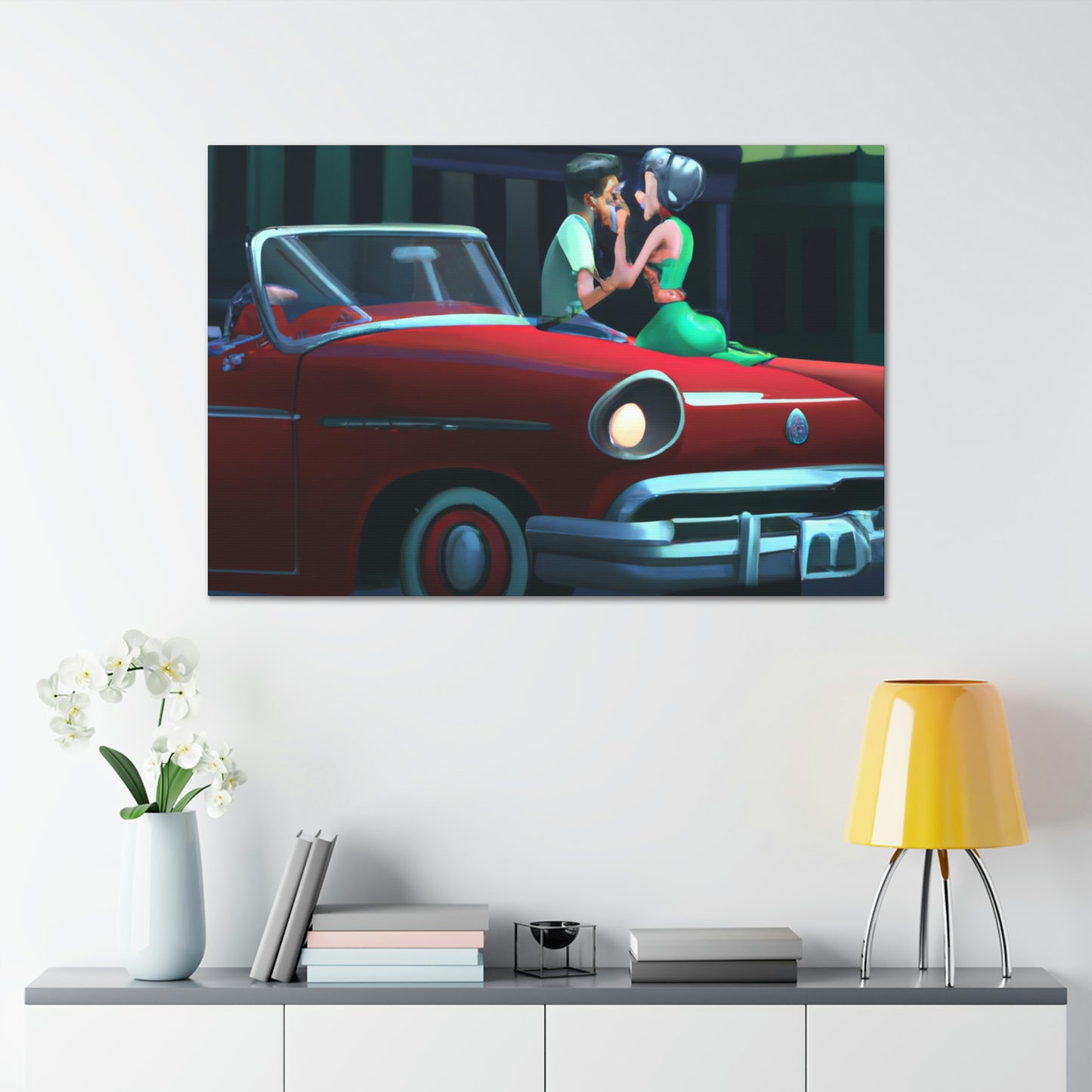 Johnny Rockabilly or Mary-Jo Rockabilly - Canvas