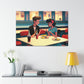 Rocky Twang-A-Billy - Canvas