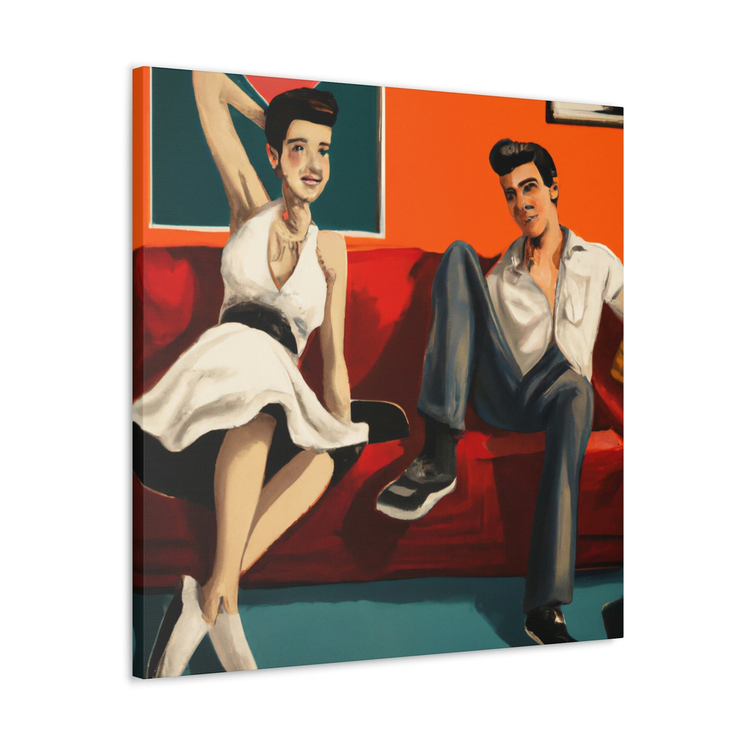 Rockin' Sammy or Rockabilly Patsy. - Canvas