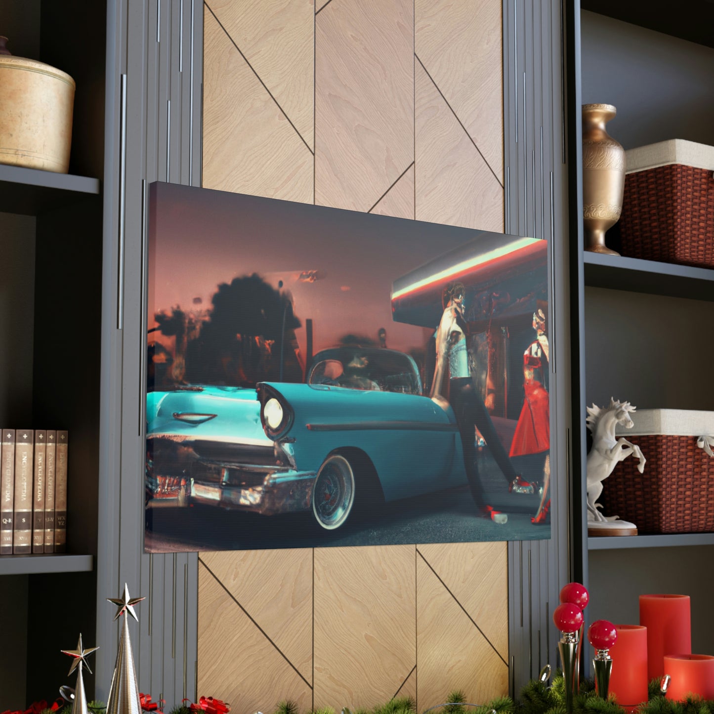Rockin' Sammy, Boppin' Betty, Swivelin' Sally, Tappin' Tony - Canvas