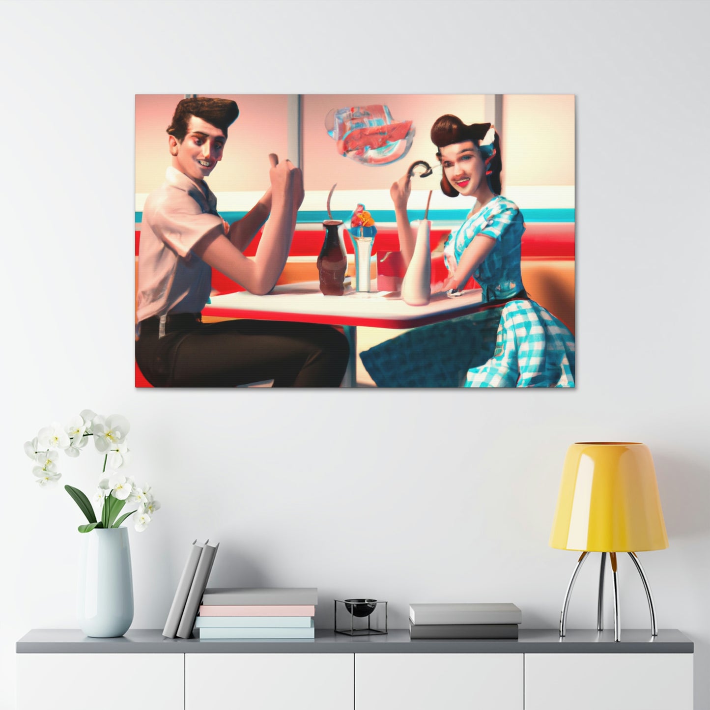 Rockin' Ronnie or Rollin' Reba! - Canvas