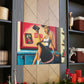 Johnny or June Rockabilly - Canvas