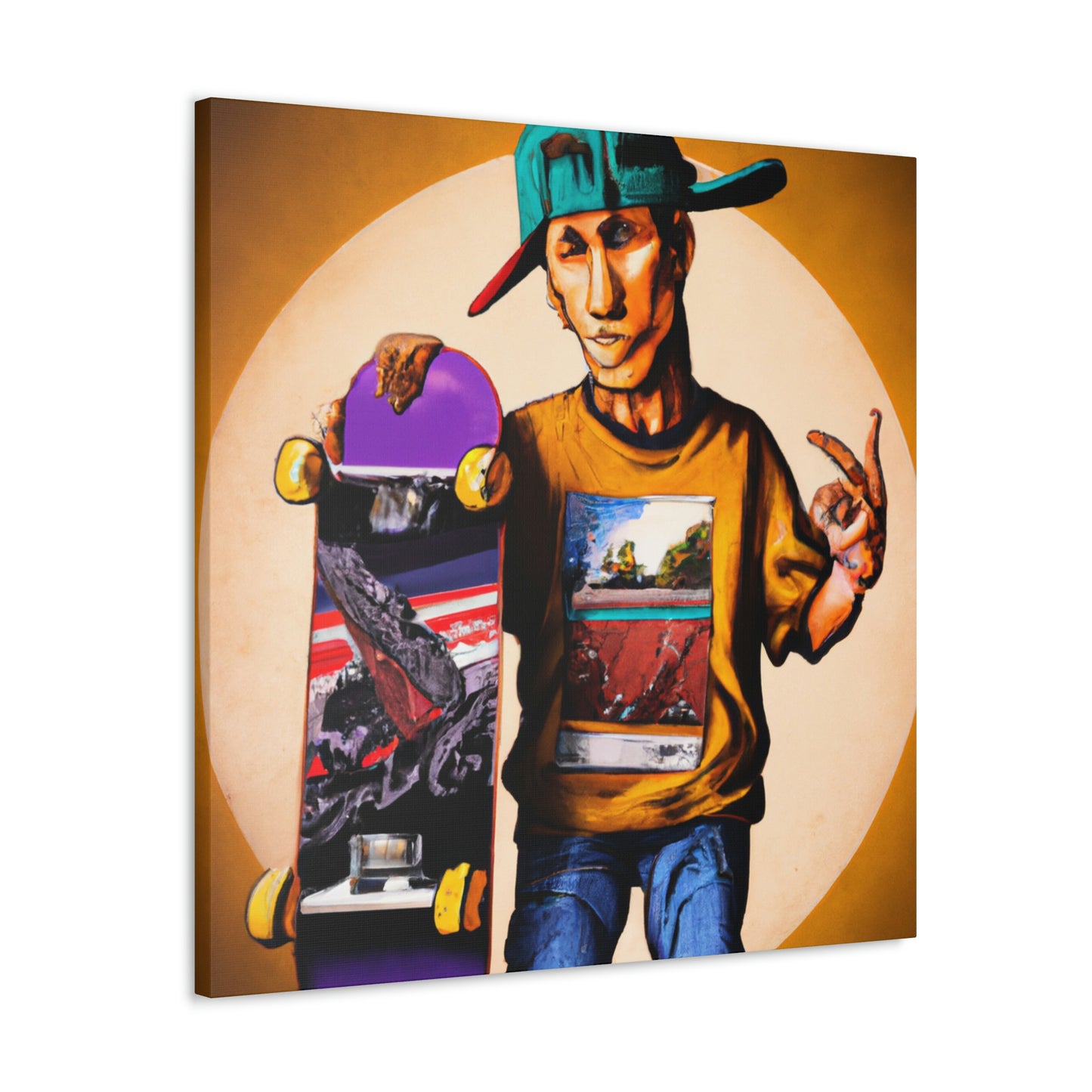 Sabbatic Skater - Canvas